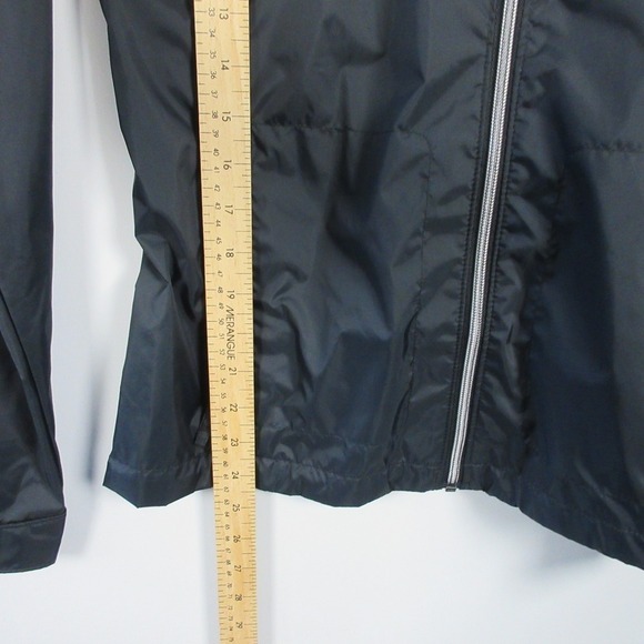 Columbia Switchback III Jacket Women S Black Zip Waterproof Rain Windbreaker 228 - Picture 12 of 13